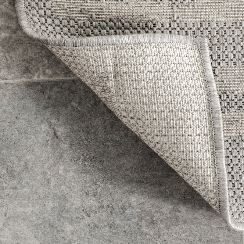 Geometric Indoor / Outdoor Rug, Rectangle 8' x 10'