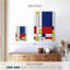 Géométrique «Mondrian II» sur toile-1534421106