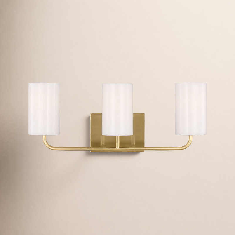 Malese Vincente 3 - Light Vanity Light, Satin Bronze, Yes