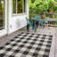 Ecology Collection Chequered Area Rug-1831496394