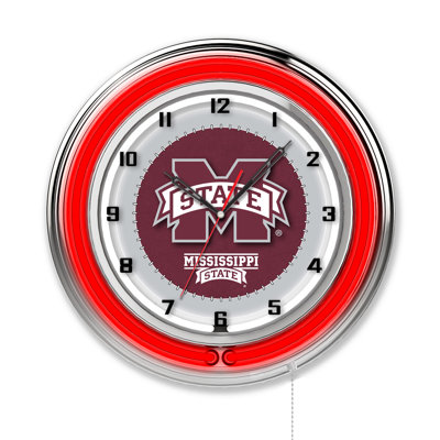 Horloge néon de 19 po NCAA