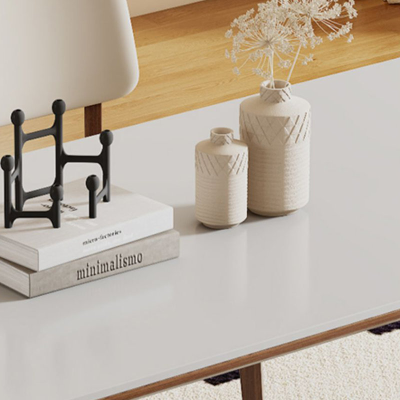 Simple style thick desktop dining table, 29.53"H x 55.12"L x 31.5"W