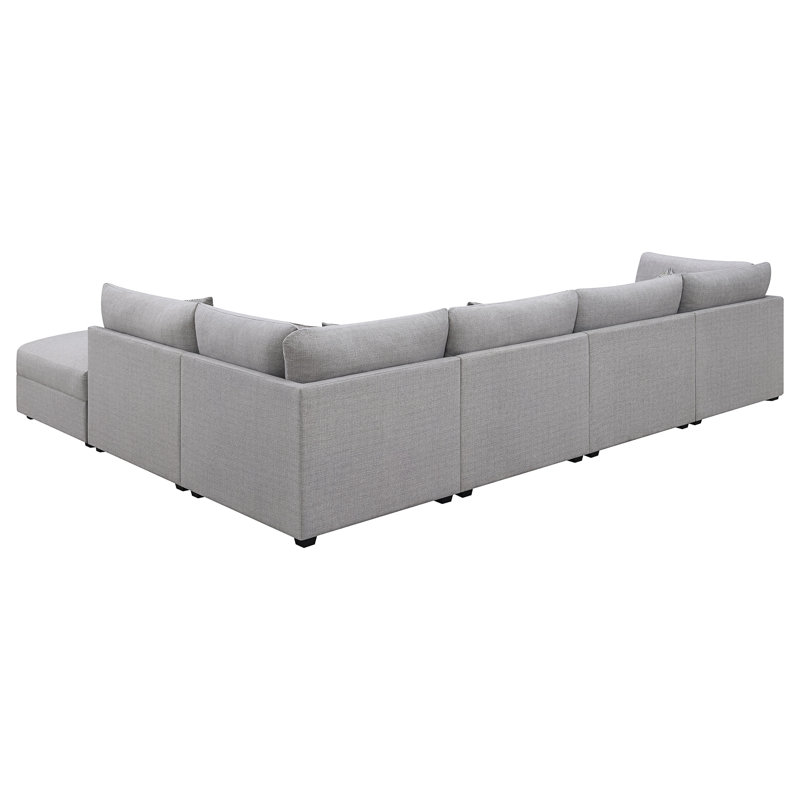 Canapé modulaire rembourré 6 pièces Maywood, H 38 po x l 156 po x P 117 po