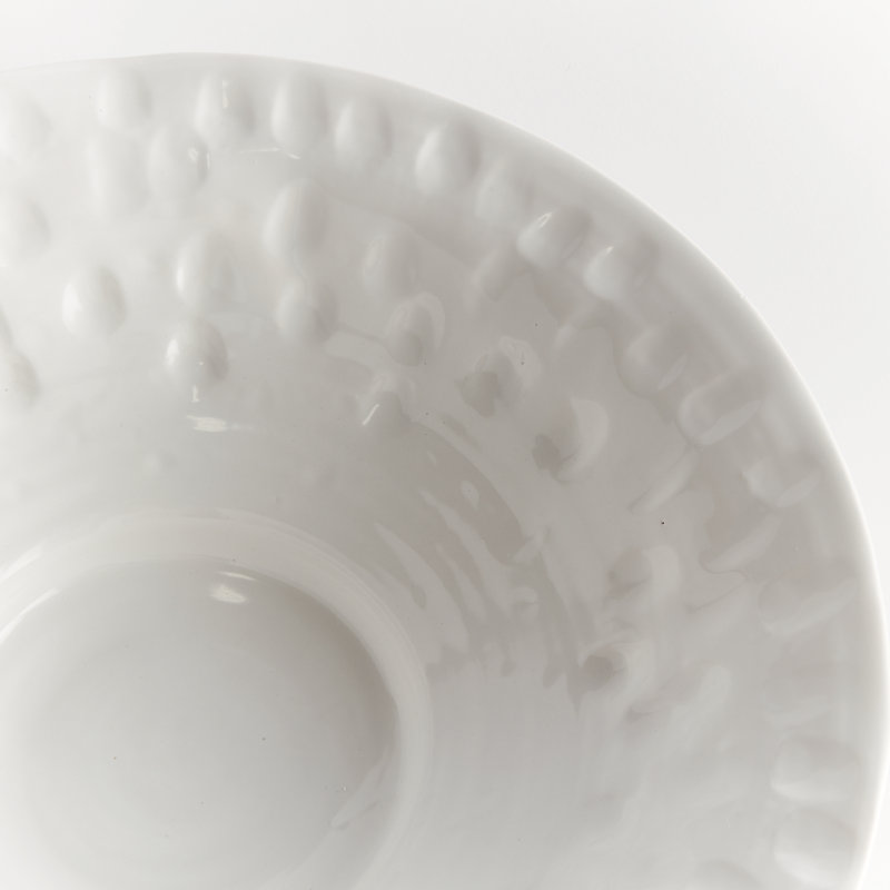 Bol décoratif en céramique Dannel 1, H 4,5 po x l 16,5 po x P 16,5 po