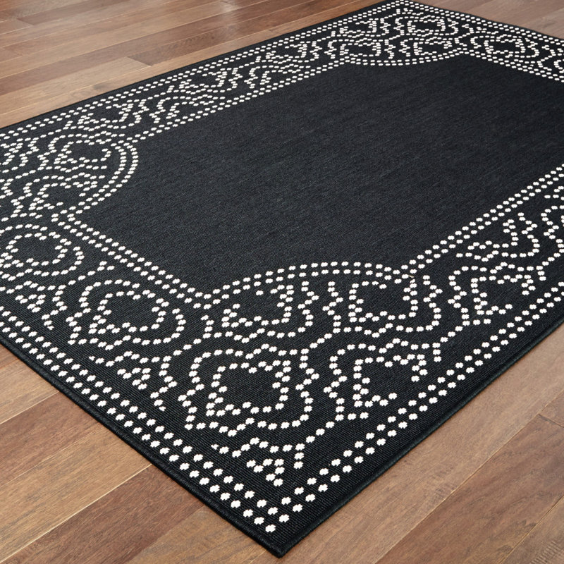 Junor Power Loomed Plaid Rug , Rectangle 2'5" x 4'5"