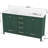 60-inch Solid Wood Bathroom Storage Cabinet With 2 Basins, Modern Design Attributes, Soft-close Drawers, And Integrated Sink For A Stylish Aesthetic, White Chic
