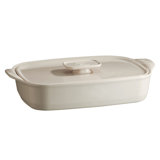 Clay Rect. Baking The Right Dish + Lid 14.2 X 9.1