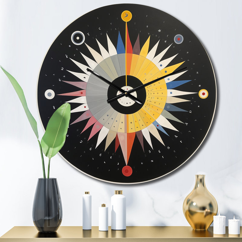 Horloge murale Universal Blossoming Pastel Harmony IV, Petit