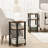 End Side Night Stand/Bedside Table With Stain...