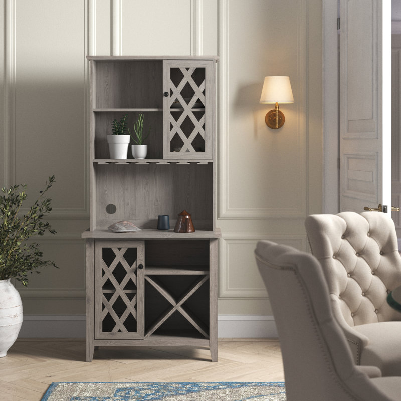 Armoire bar, gris