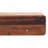 Solid Wood Floating California Walnut Open Console, 2-Drawers, Brown
