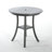 Heavy - Duty 3 Piece Outdoor With Round Table And 2 Armless Chairs, Comfortable Ergonomic Design For Garden Dining, Gray, Weather Frame Bistro Dining : Patio Space Saving Apartment Balconies,