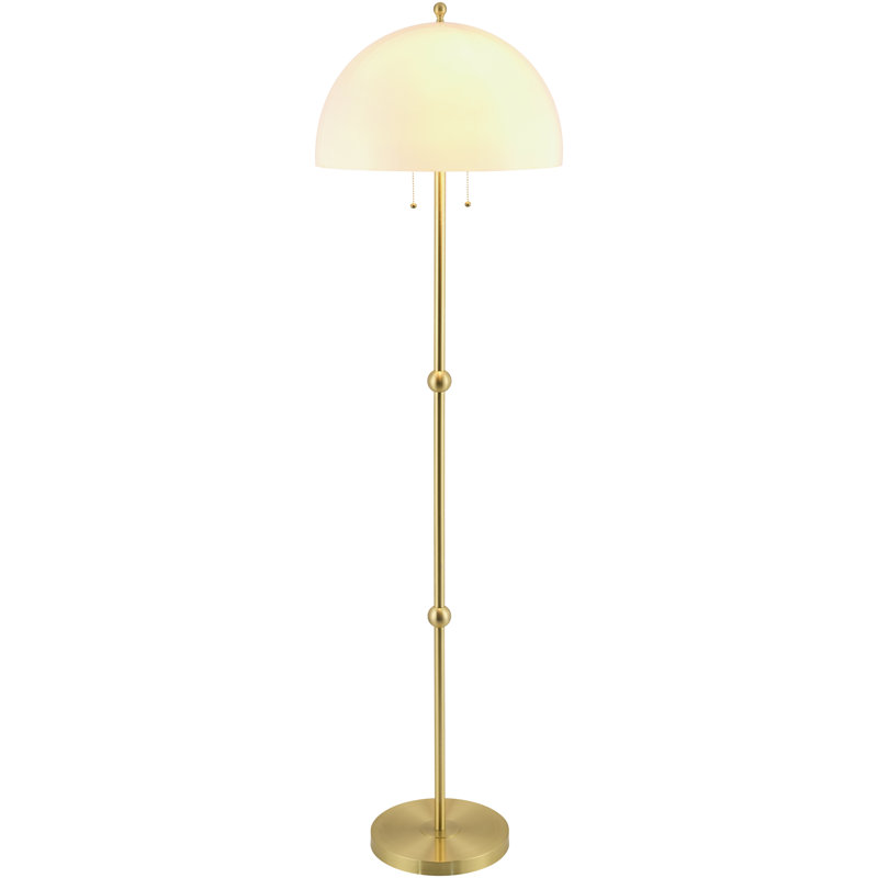 Lampe sur pied Alfe, Or poli