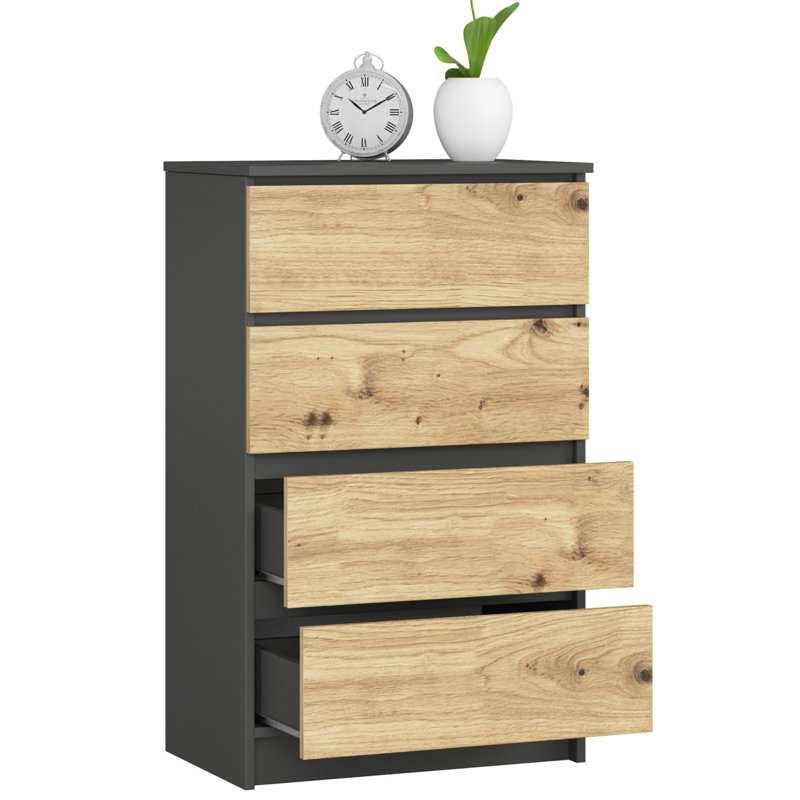Gelincik Particle Board Rectangle Storage Unit Accent Chest
