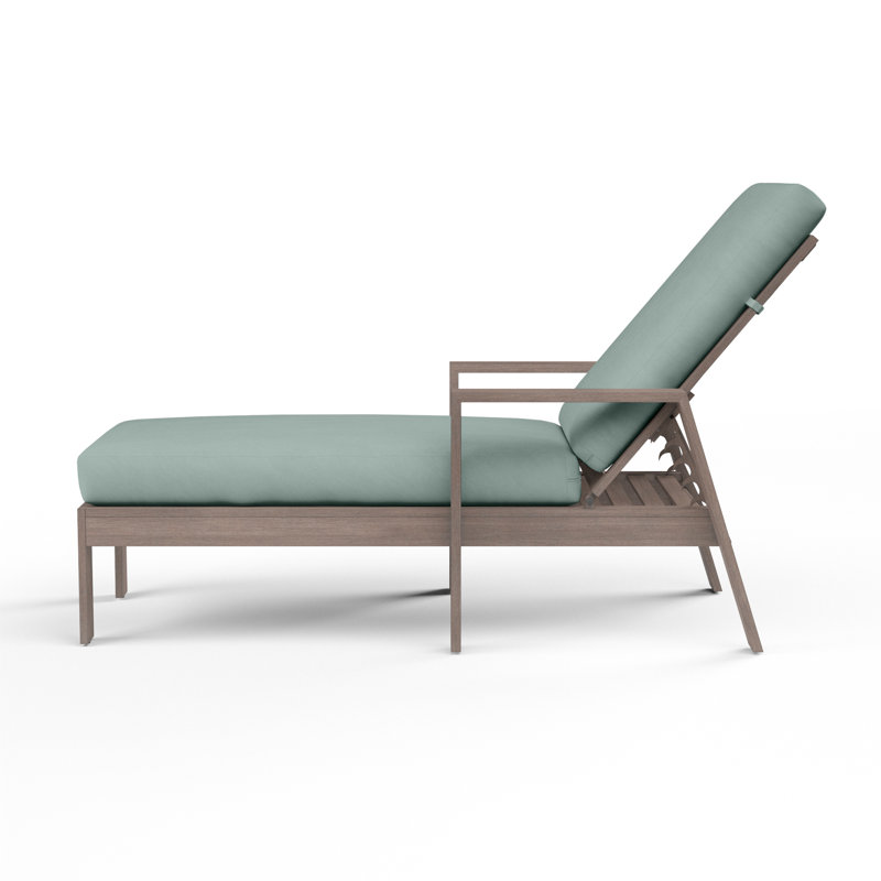 Laguna Outdoor Chaise Lounge, Cast Mist Sunbrella®