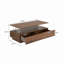 Table basse rectangulaire à 2 tiroirs de 47,2 po à DEL-121069353-121069354