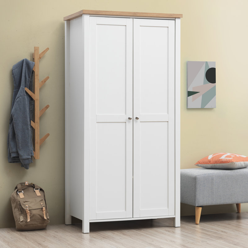 Foote 2 Door Manufactured Wood Wardrobe