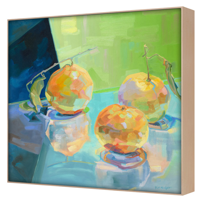 Samba Trio Tangerines Print by Night, Kit, 24'' H x 24'' W