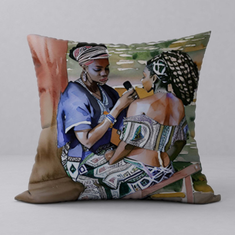 Reversible Throw Pillow