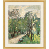 Long Country Road Painting