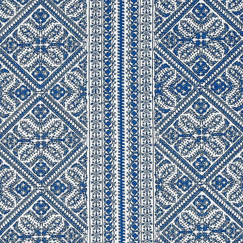 Tissu de broderie Toledo, Bleu marine