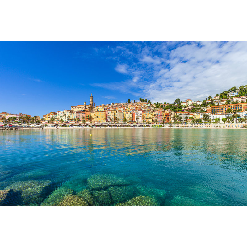 French riviera, 40cm H x 60cm W