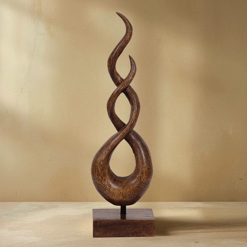 Sculpture artistique en bois entrelacée Orren Ellis