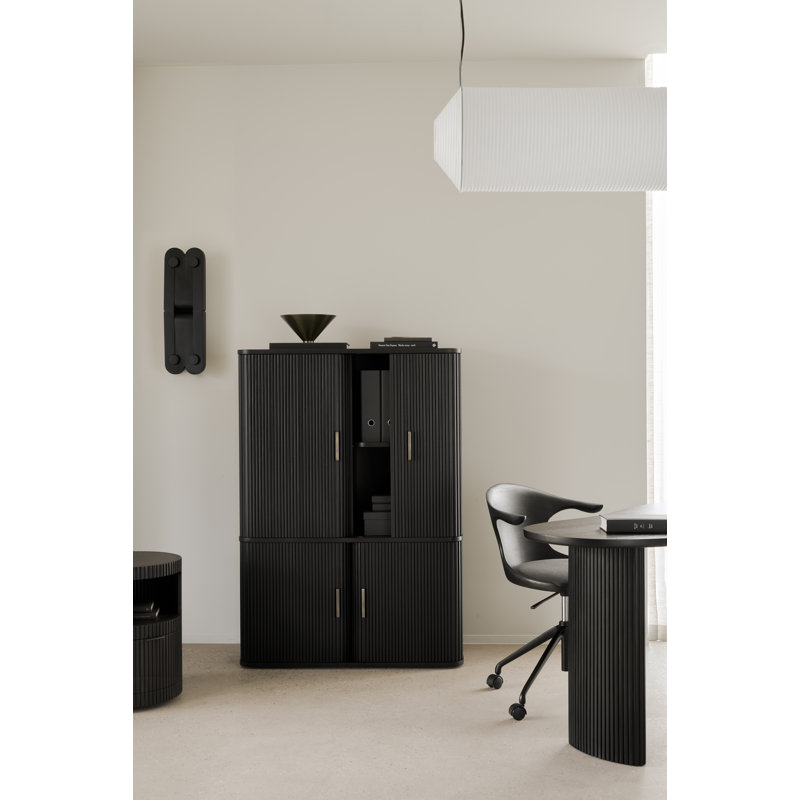 Roller Max Solid Wood File Cabinet