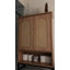 Armoire de rangement en rotin pour toilette avec support en métal-54067447