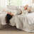 Bedsure Pinch Pleat Comforter Set Boho Bed-in-A-Bag Bedding Set with  Pillowcases for All Season-105529493-126021680