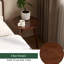 Table d'appoint ronde 100% chêne massif-1077074937