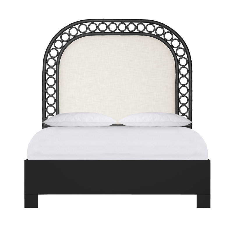 Lit standard Solana, Grand lit, Noir