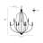 Senoia Chandelier - Modern Gold-700492694-700492689