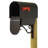 Titan Aluminum Post Mounted Post box