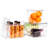 Sorbus Organizer Bins with Lids, Kitchen Pantry Organization Storage Bins, Cabinet Organizers, Containers for Organizing, Acrylic Bins - Vanity Closet Organizer, (6-Pack)