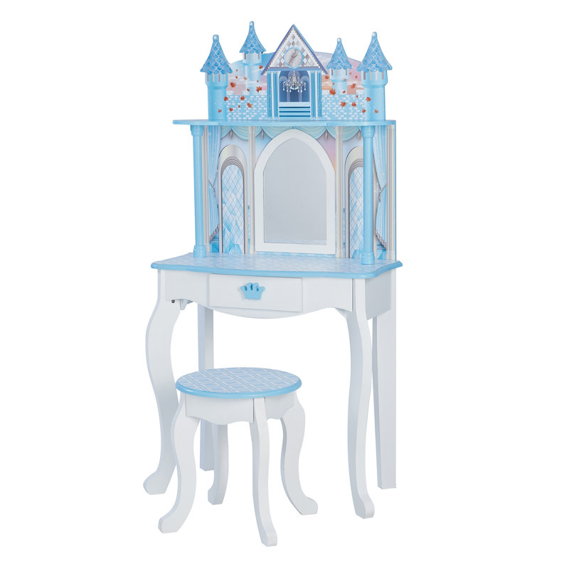 Teamson Kids Kids Vanity Set with Mirror