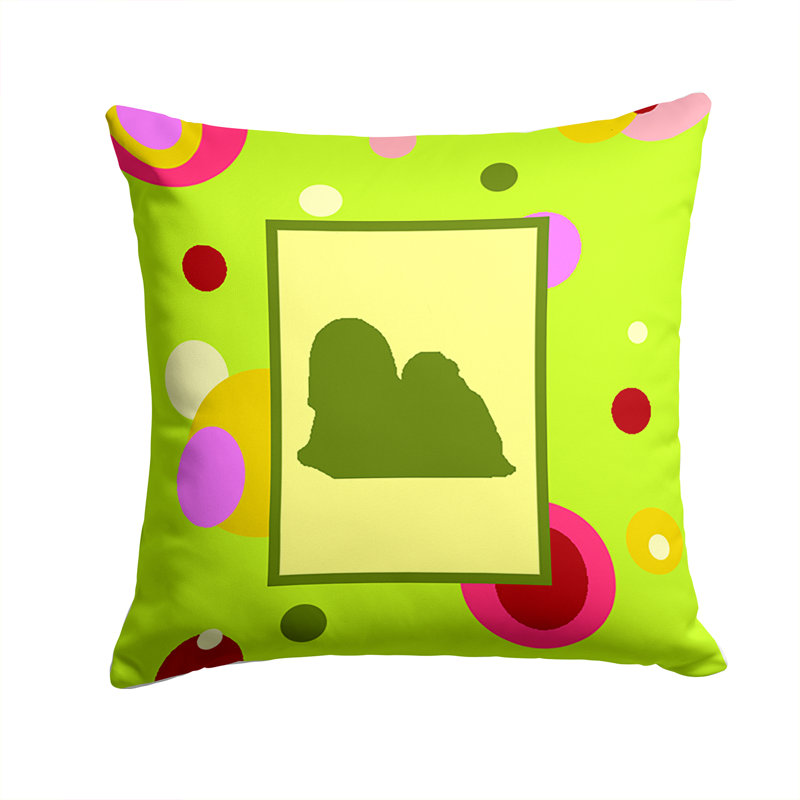 Coussin décoratif intérieur/extérieur lhasa apso