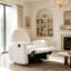 Fauteuil inclinable et pivotant 360, beige-2132536274