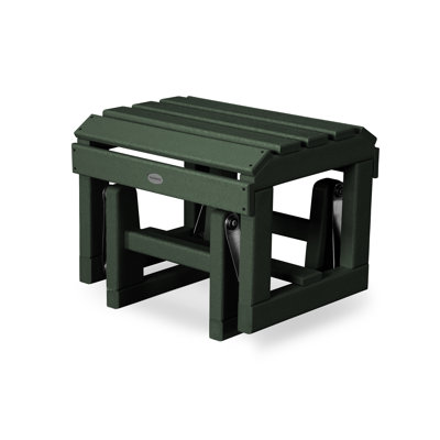 POLYWOOD Plastic/Resin Adirondack Chair and Ottoman