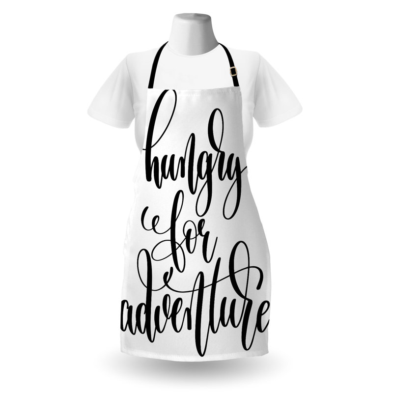No Pattern Bib Apron