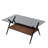 Coffee Table and End tables Set of 3, Tempered Glass Table with MDF layer, Glass-106667874-106667875