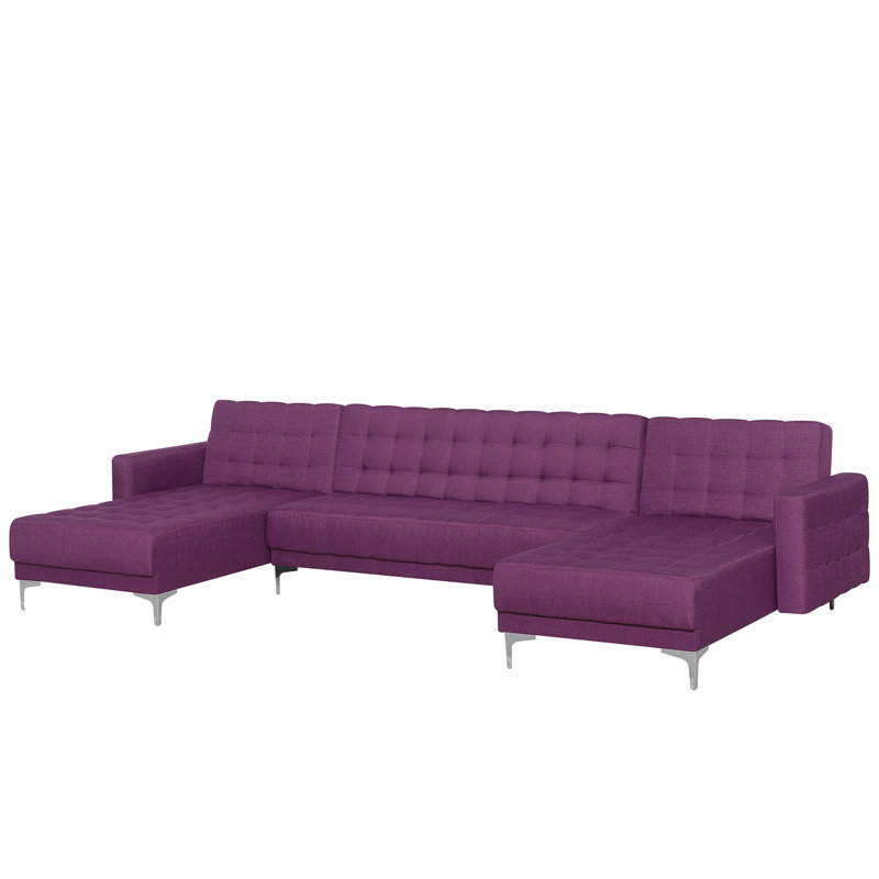 Finnegan 5 Seater Sofa Bed, Purple