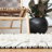 Vermont Flat Weave Wool/Cotton Striped Rug in Ivory/Black-2001623586