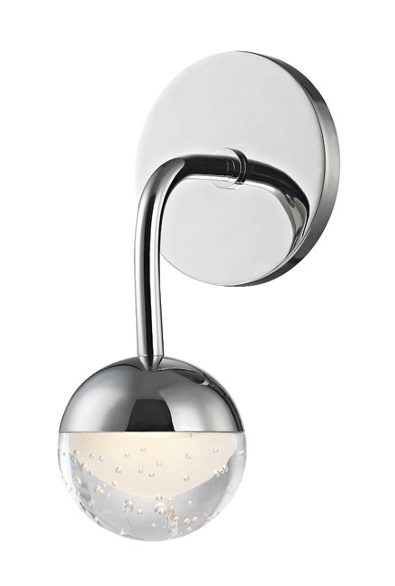 Boca 1 - Light LED Bath Sconce, Polished Chrome
