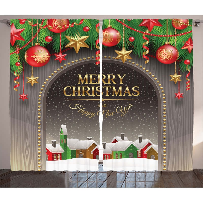 Semi Sheer Curtain Pair, 54" W x 108" L