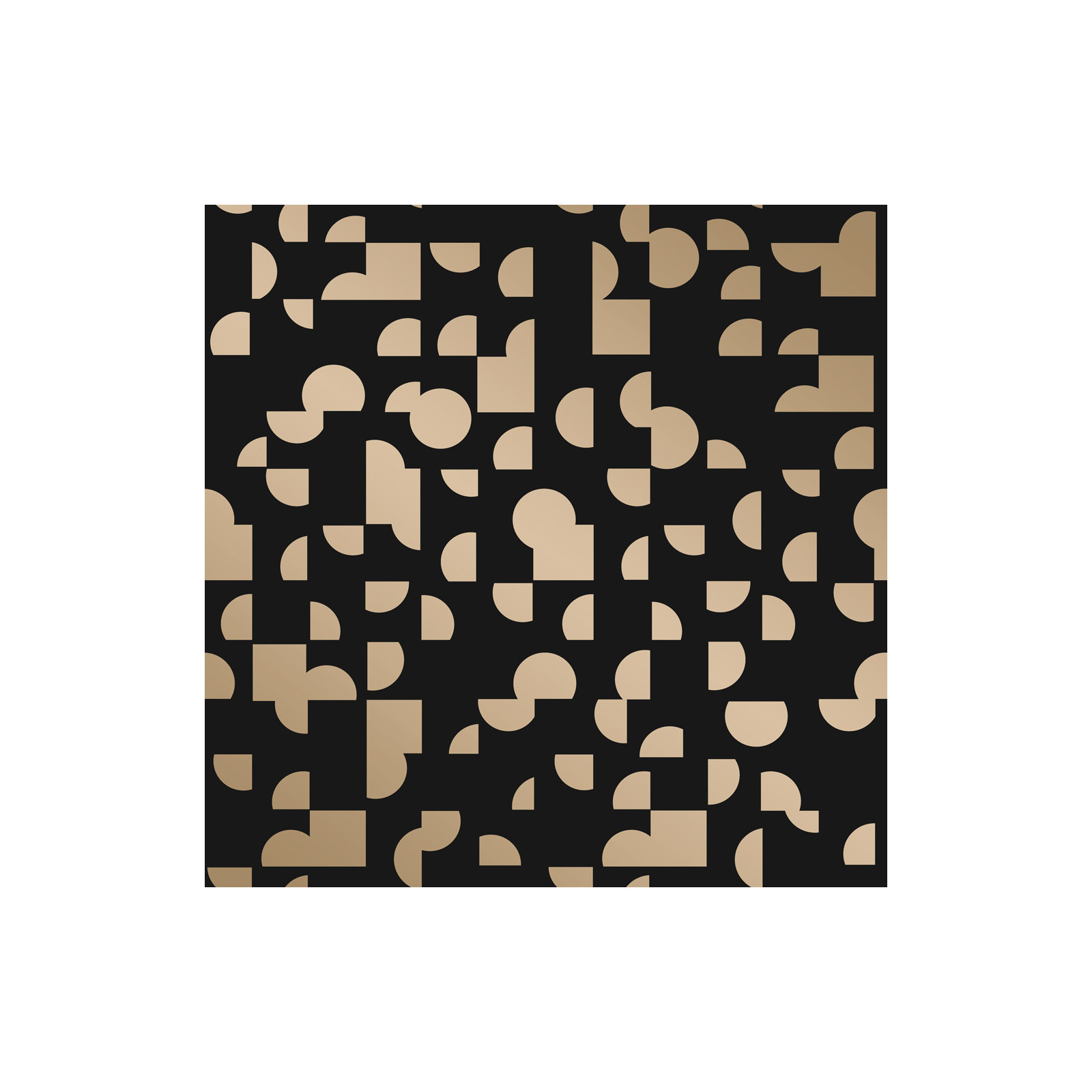 Mod Geo Peel and Stick Wallpaper, Black