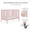 Lit de bébé portatif convertible 2-en-1-1549704024