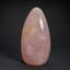Forme de quartz rose poli du Brésil (3,3 lb)