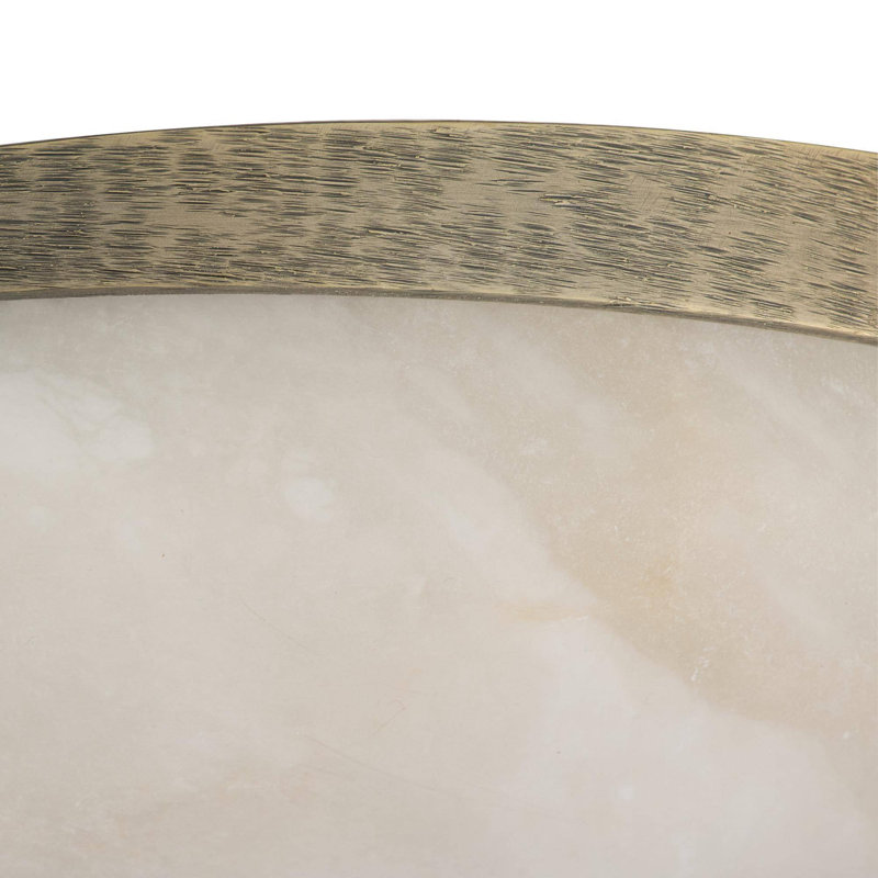 Elara Flush Mount, White Bronze