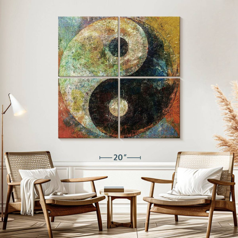 Kerrick, le Yin et le Yang, H 57 po x l 57 po